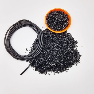 TPU GRS Recycled Materials Thermo Plastic Polyurethane Black Pellet